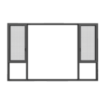 Starry Sky 120 Inward Opening and Inward Flipping System Window