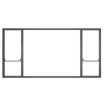 Mountain, Lake and Sea Electric Sliding Window