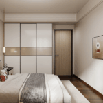 ST-002 Aluminum-Wood Narrow-Frame Hinged Door - Image 2