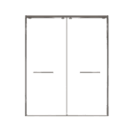 Bayview Series Ultra-Narrow Double Sliding Door Shower Enclosure